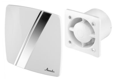 Ventilateur Blanc ABS Hygrostat Extracteur D'air 100mm Awenta