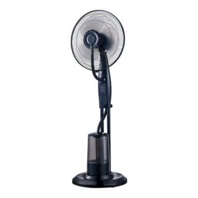 Ventilateur brumisateur 40 cm 3 vitesses noir