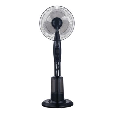 Ventilateur brumisateur 40 cm 3 vitesses noir