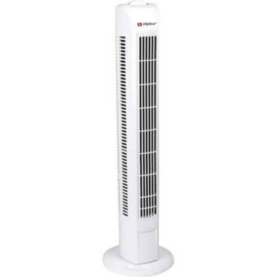 Ventilateur colonne 78 cm 45W blanc 3 vitesses
