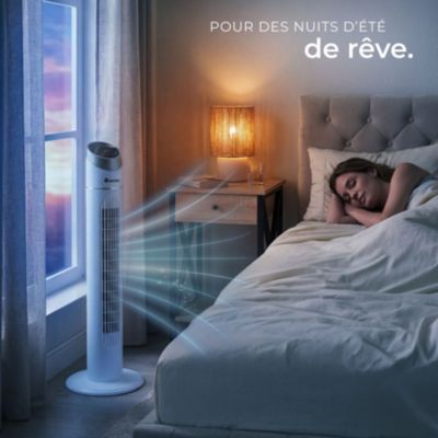 Ventilateur Mural 11″ Avec Télécommande – Oscillation 90°, 3 Vitesses, Minuterie 12h – Silencieux Pour Chambre, Bureau, Salon