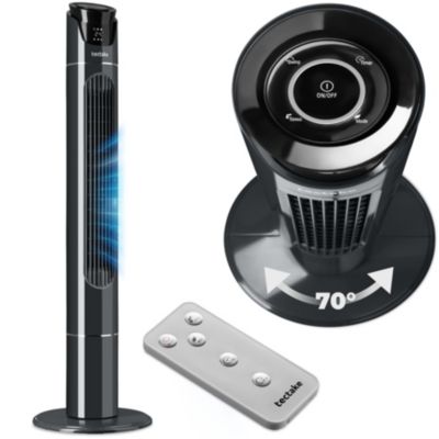 Ventilateur colonne oscillant 3 modes de ventilation et 3 niveaux de vitesse