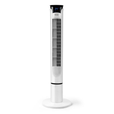 Ventilateur colonne oscillant Black + Decker 101cm 45W blanc