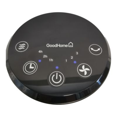 Ventilateur colonne oscillant GoodHome GHTF3-4HO 91 cm 45W noir