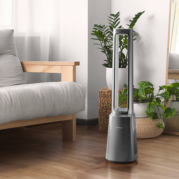 Ventilateur tour silencieux 36 dB, idéal pour la chambre, hauteur 93,3 cm, oscillation à 45°, 3 vitesses, blanc | Leroy Merlin Ventilateur tour silencieux 36 dB, idéal pour la chambre, hauteur 93,3 cm, oscillation à 45°, 3 vitesses, blanc | Leroy Merlin