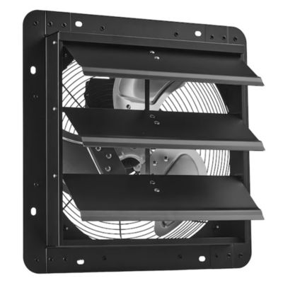 Ventilateur d'extraction mural à volets avec contrôleur de température et d'humidité, moteur EC, débit de 820CFM,12inch