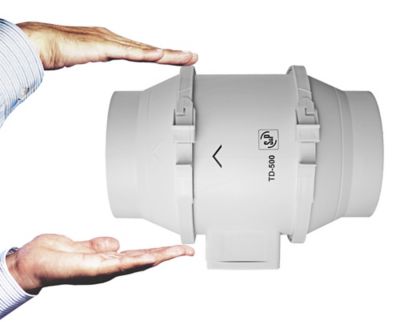 Ventilateur de conduit S&P ø150 mm, 390/560 m3/h