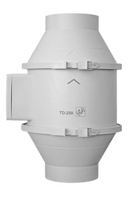 Ventilateur de conduit S&P TD ø100 mm, 200/250 m3/h
