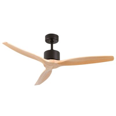 Ventilateur de Plafond 3 Pales Noir 55W 6 Vitesses Nebraska Dayron