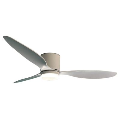 VENTILATEUR DE PLAFOND A PALES BLANC SAMARAT AVEC LED GARANTIE A VIE
