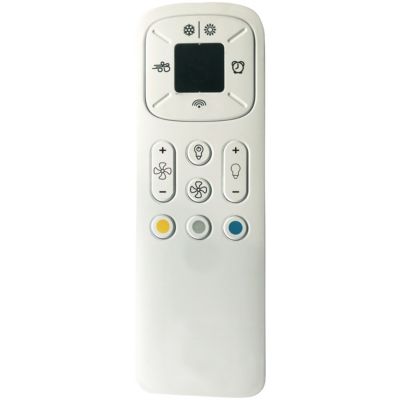 Ventilateur de plafond avec éclairage GoodHome Burbank coloris blanc pour pièce de 15 m² Ø.106 cm