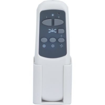Ventilateur de plafond avec éclairage GoodHome Hanki coloris argent pour pièce de 25 m² Ø.132 cm