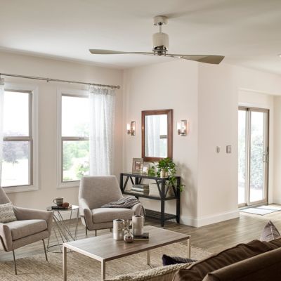 Ventilateur de Plafond Ferron  152cm  - Nickel Poli