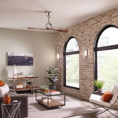 Ventilateur de Plafond Link  137cm  - Nickel Poli