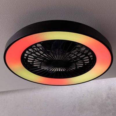 Ventilateurs de Plafond avec Lumières, E27 40W avec Ventilateur RC