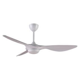 Ventilateur de plafond pales 132 cm avec LED et Wifi Réversible Hypersilence