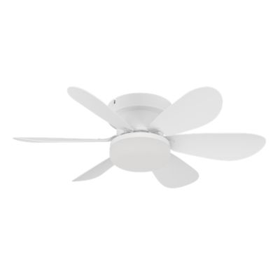Ventilateur de plafond silencieux avec éclairage LED blanc Ø.52 cm Eglo Clovely - Télécommande incluse