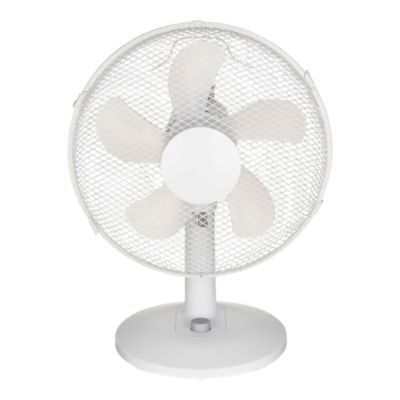 Ventilateur de table 28 cm blanc 3 vitesses