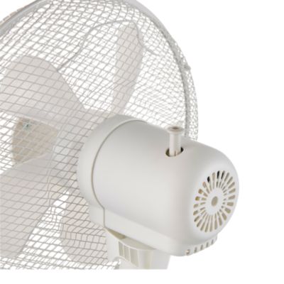 Ventilateur de table 28 cm blanc 3 vitesses