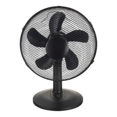 Ventilateur de table 28 cm noir 3 vitesses