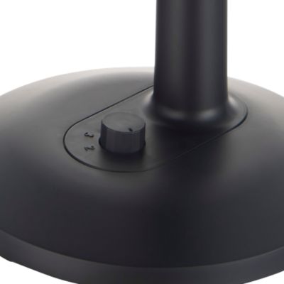 Ventilateur de table 28 cm noir 3 vitesses