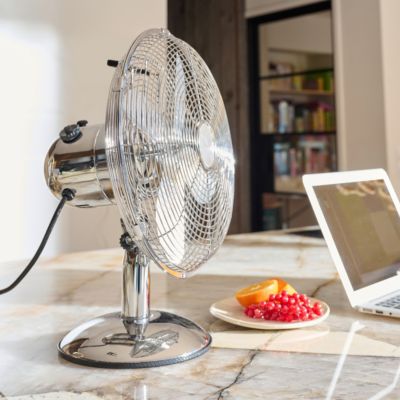 Ventilateur de table 30 cm chrome FTE30-23A