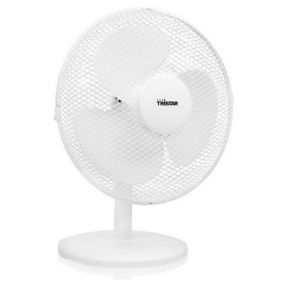 Ventilateur de table 30cm 40w 3 vitesses blanc Tristar VE5724