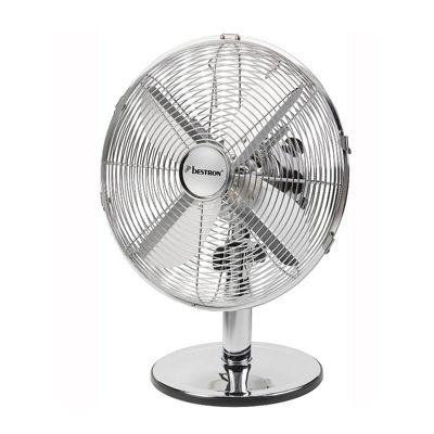 Ventilateur de table 35cm 35w 3 vitesses chromé Bestron DFT35CH