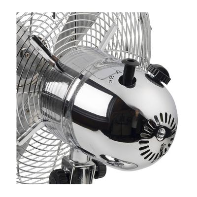 Ventilateur de table 35cm 35w 3 vitesses chromé Bestron DFT35CH