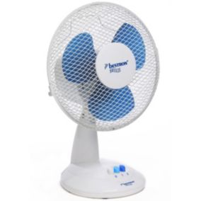 Ventilateur de table 35cm 45w blanc Bestron DFT35W