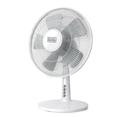 Ventilateur de table Black & Decker BXEFD40E blanc 30cm 40W