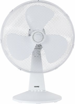 Ventilateur de table blanc 40W 35 cm Varma
