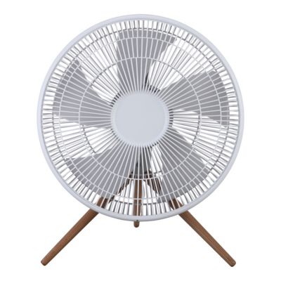 Ventilateur de table Bodner BDF50-40W - 3 vitesses - blanc pieds en bois