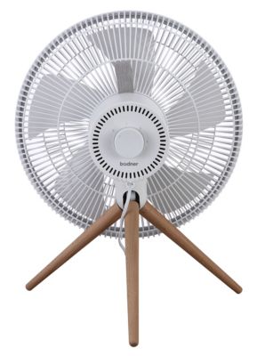 Ventilateur de table Bodner BDF50-40W - 3 vitesses - blanc pieds en bois