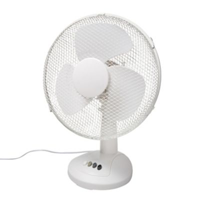 Ventilateur De Table Ft 30eii 2 Oscillation A 80 3 Vitesses Blanc Castorama