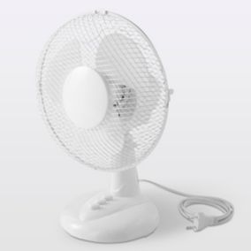 Voltman Mini Ventilateur De Table Rechargeable - 3 Vitesses, Oscillation, USB, Compact Et Silencieux Pour Bureau & Maison