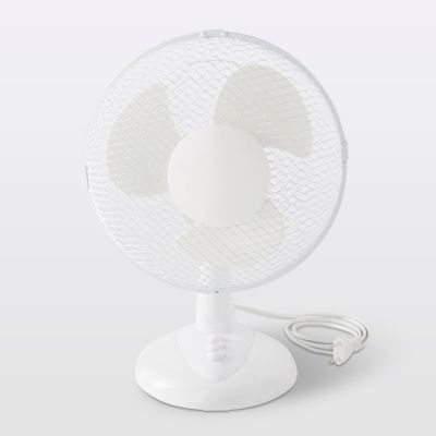 Ventilateur de table FT23A oscillation à 70° 2 vitesses blanc