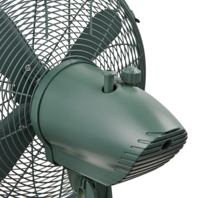 Ventilateur de table Goodhome vert métal 30 cm 45 W