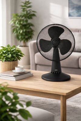 Ventilateur de table noir 40W 35 cm Varma