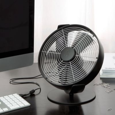 Ventilateur de table oscillant USB Tim noir