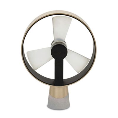 Ventilateur de table USB Airain champagne