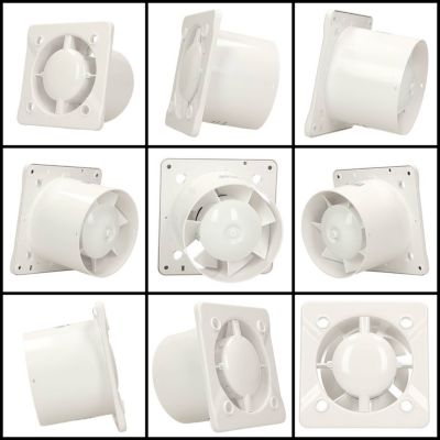 Ventilateur Ecru ABS Hygrostat Extracteur D'air 100mm Awenta