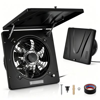 Ventilateur extracteur HG Power 250mm,Ventilateur de salle de bain silencieux avec volet de retour,ventilateur mural industriel