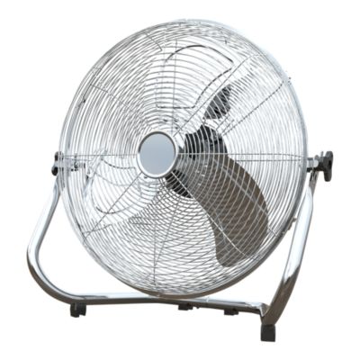 Ventilateur industriel 45 cm chrome 3 vitesses