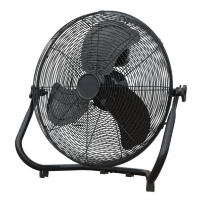 Ventilateur industriel 45 cm noir 3 vitesses