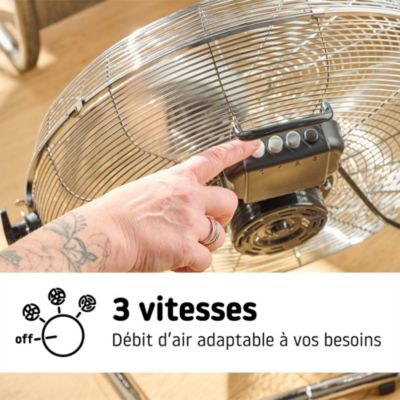 Ventilateur industriel 45cm 220-240V 3 vitesses