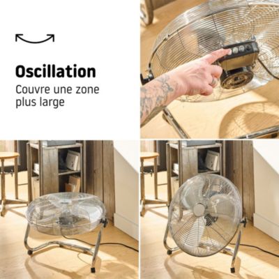 Ventilateur industriel 45cm 220-240V 3 vitesses