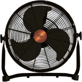 Ventilateur Industriel 90W - avec 3 Pales + Moteur en Cuivre + 3 Vitesses - Classe energetique A