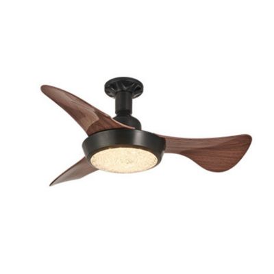 Ventilateur-luminaire économe énergie chambre, modèle minuterie télécommande, ventilateur plafond silencieux faible niveau sonore