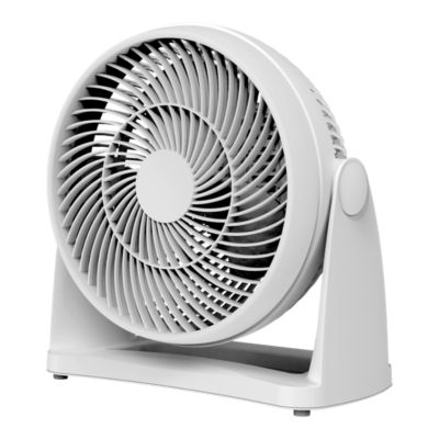 Ventilateur mini 3 vitesses blanc 28 cm